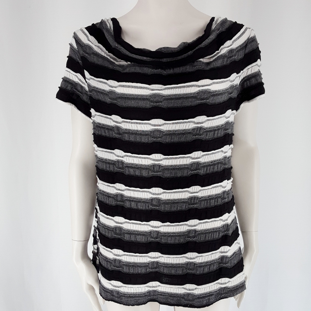 Dana Buchman | Patchwork Textured Drape To…